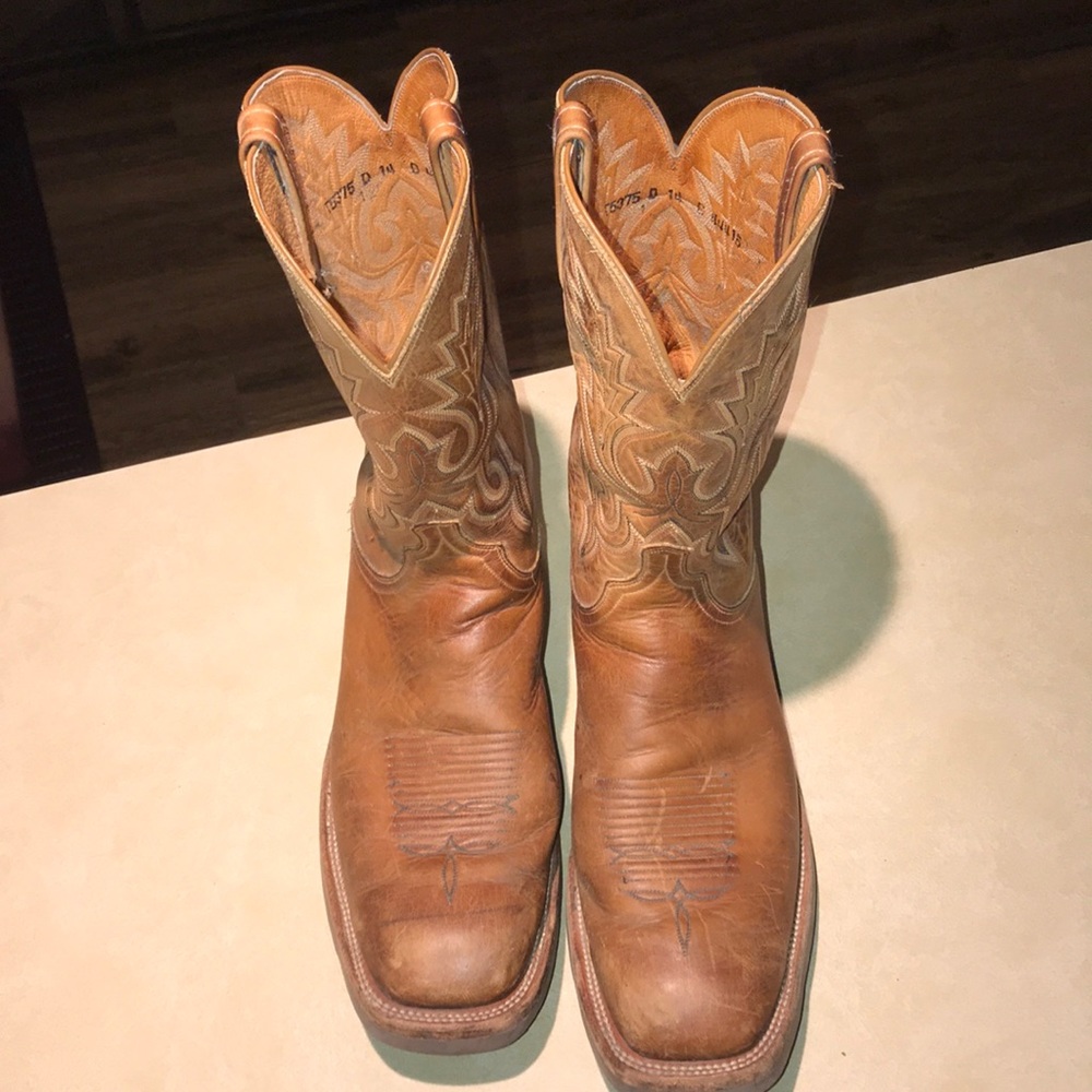 Lucchese Leather Cowboy boots